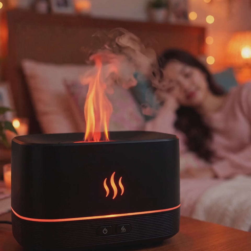 Flame Aroma Diffuser Humidifier